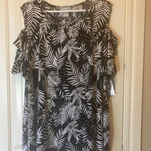 Cathrines 2X Cold Shoulder blouse NWT